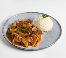 Телятина с овощами