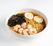 Рамен с креветками