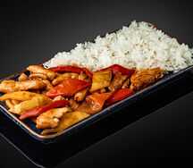 Рис с курицей и овощами