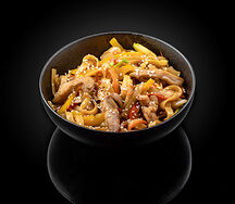 Удон с Курицей в соусе терияки