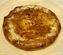 Пирог осетинский с курицей и грибами