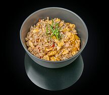 Рис с курицей и овощами