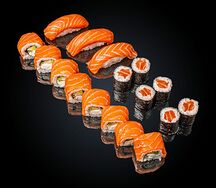 Cет с лососем