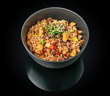 Рис с говядиной и овощами