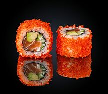 Ролл Калифорния с лососем