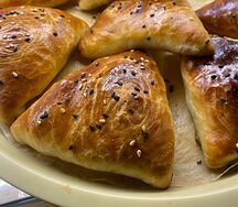 Слоеная самса с говядиной
