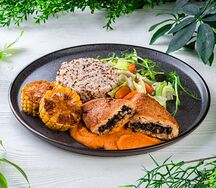 Зраза с киноа и овощами
