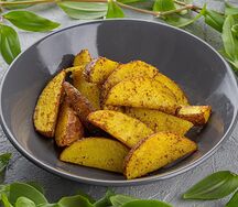 Картофельные дольки Айдахо с оранжевым соусом