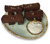 Ржаные чесночные гренки