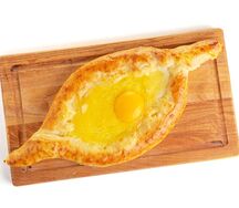 Хачапури по-аджарски с семгой
