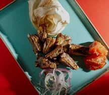 Шашлык из бараньих ребрышек
