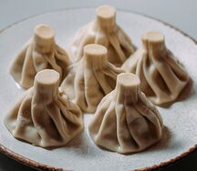 Хинкали жареные с говядиной