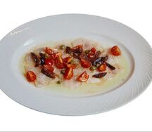 Карпаччо из Сибаса 
