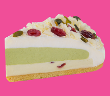 Торт зеленый чай с белым шоколадом