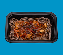 Соба с курицей терияки