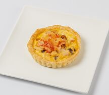 Киш с курицей и грибами