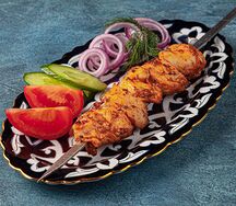 Двойной шашлык из курицы
