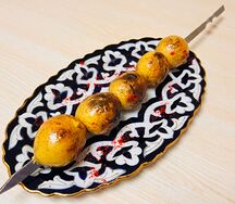 Молодая картошка на мангале 