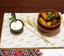 Голубцы со свининой в капустном листе