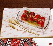 Рулетики из болгарского перца