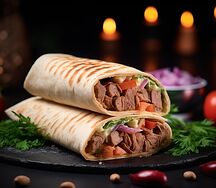 Шаурма Свинина на углях