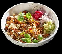 Японский рис с мидиями и овощами