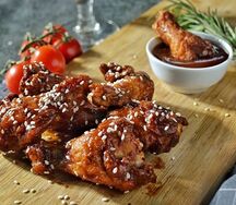 Куриные крылья барбекю