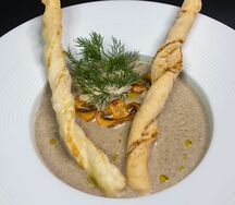 Крем-суп из белых грибов