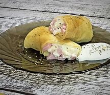 Блинчики с ветчиной и сыром