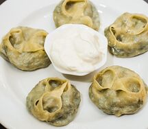 Манты с тыквой