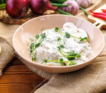 Курица в сливочном соусе