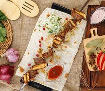 Шашлык из бараньих семечек