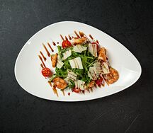 Руккола с креветками