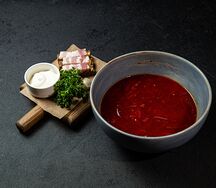Борщ с говядиной