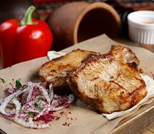 Шашлык из свиной корейки