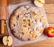 Яблоко, корица - осетинский пирог сладкий