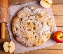 Яблоко, корица - осетинский пирог сладкий