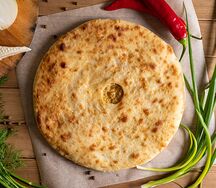 Курица, сыр - осетинский пирог