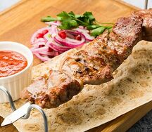 Шашлык из cвинoй шеи
