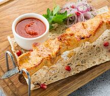 Шашлык из курицы по-узбекски