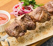 Шашлык из мякоти ягненка