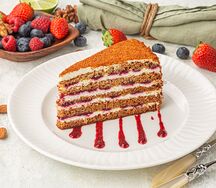 Сметанник с черной смородиной