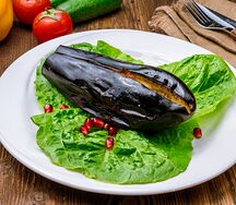 Шашлык из баклажанов