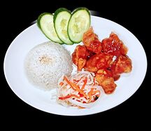 Ком Га Вьетнамский рис с курицей 