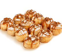 Роллы с яблоком и корицей