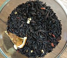 Чёрный чай с добавками Клубничный Апельсин