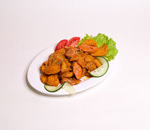 Картофель с сосисками