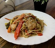 Лапша пшеничная с индейкой