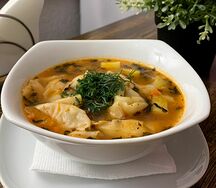 Чучвара (суп с пельмешками)