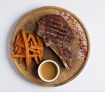 Rib-eye steak